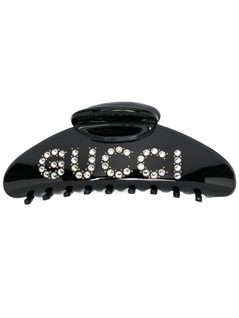 gucci rhinestone hair clip|farfetch Gucci headbands.